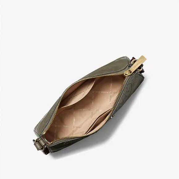 MICHAEL KORS Jet Set Logo Embossed Leather Crossbody Bag with Tech case, NWT - Picture 4 of 11